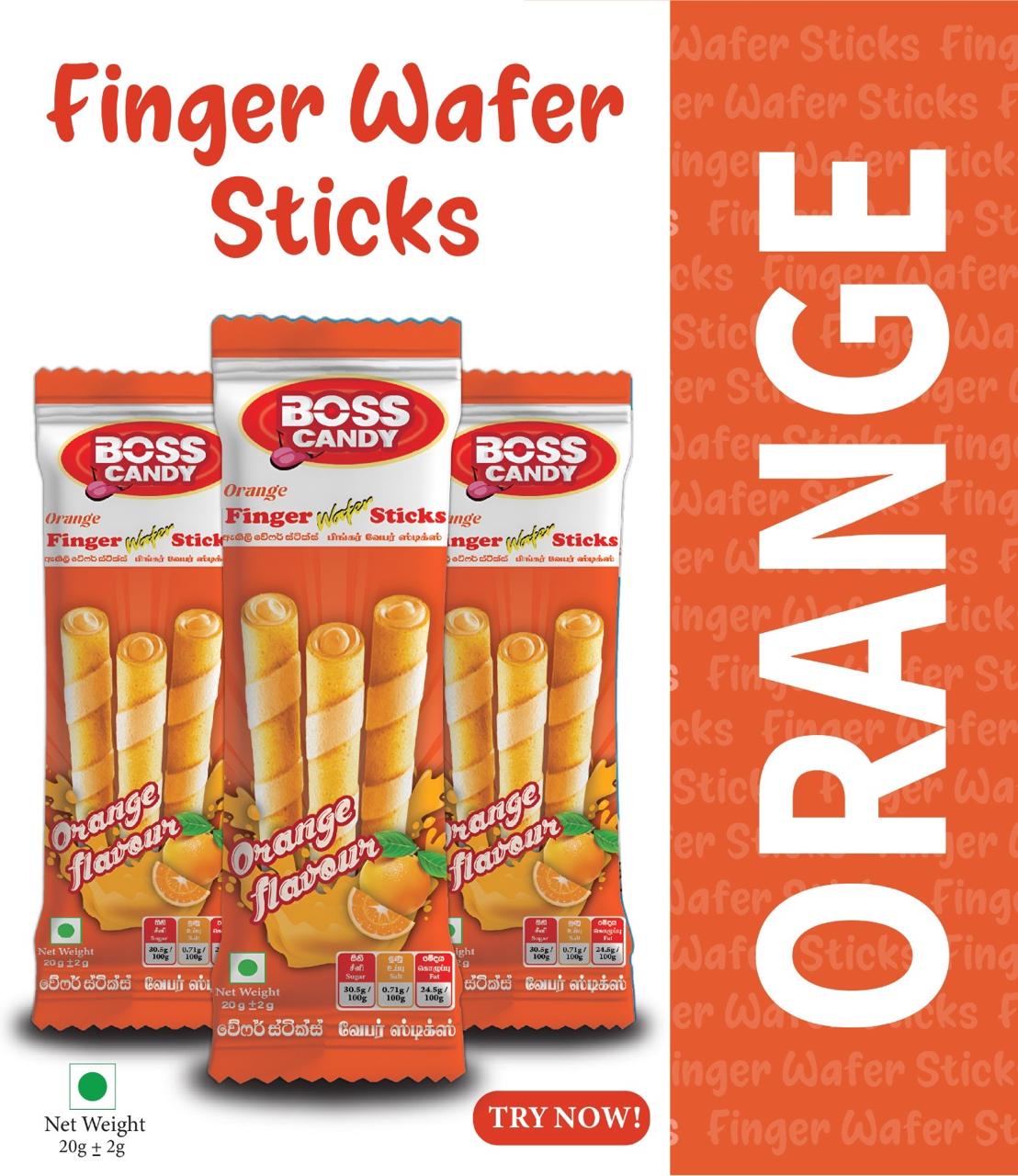 Boss Candy Orange Wafer